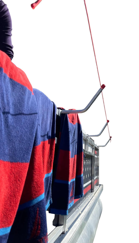 Pontoon Boat Clothes Line Solution