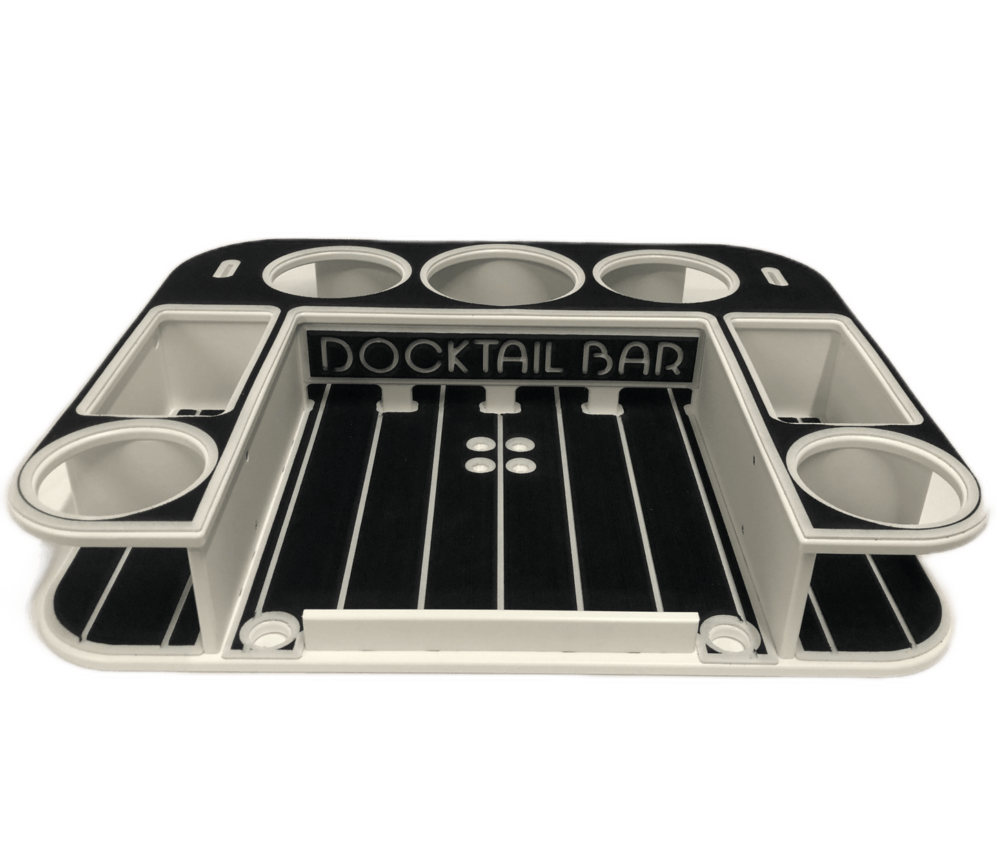 Docktail Butler Boat Table with 2 SeaSucker Vacuum Mounts - Perfect for Smooth Flat Surface Locations