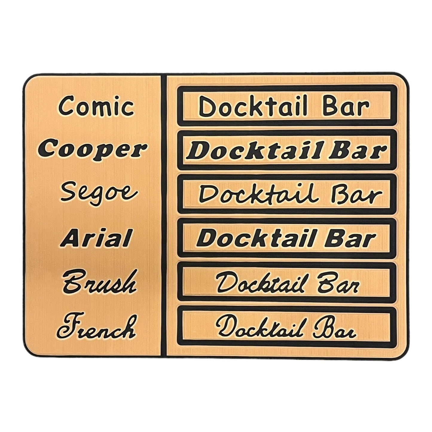 Docktail Utility Boat Table Accessory with Adjustable Rod Holder Mount