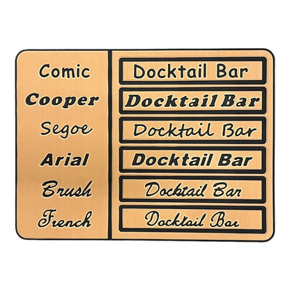 Docktail Utility Boat Table Accessory with Adjustable Rod Holder Mount