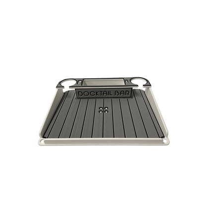 Docktail Utility Boat Table with Pedestal Table Attachment Options