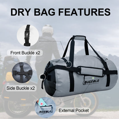 63QT Roll Top Waterproof Duffel Bag