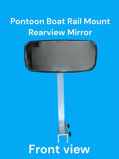 Pontoon Boat 18" Rail Mount Rearview Mirror