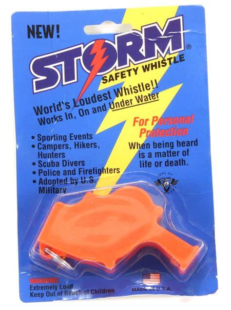 Boating Safety Whistle - Loudest and Best STORM Whistle
