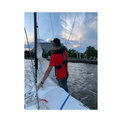 TeamO Marine PFD 170N Backtow™ Offshore PFD - Black Hammar Firing Head
