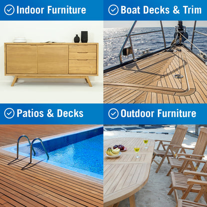 Teak Cleaner and Brightener