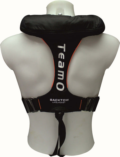 TeamO Marine PFD 170N Backtow™ Offshore Inflatable PFD Grey Hammar Firing Head