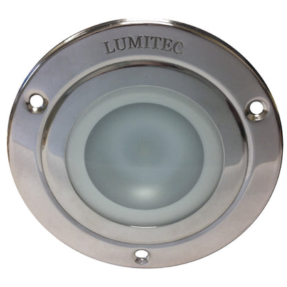 Lumitec Shadow - Flush Mount Down Light - Polished SS Finish - White Non-Dimming [114113]