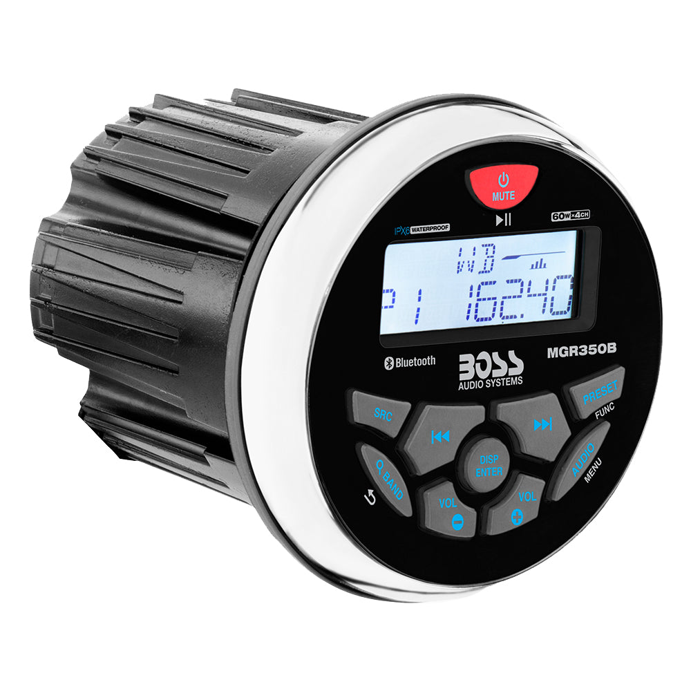 BOSS Audio MGR350B マリンオーディオ 本体 ジェットスキー Boss Audio MGR350B Marine Stereo w/AM/FM/BT/USB [MGR350B