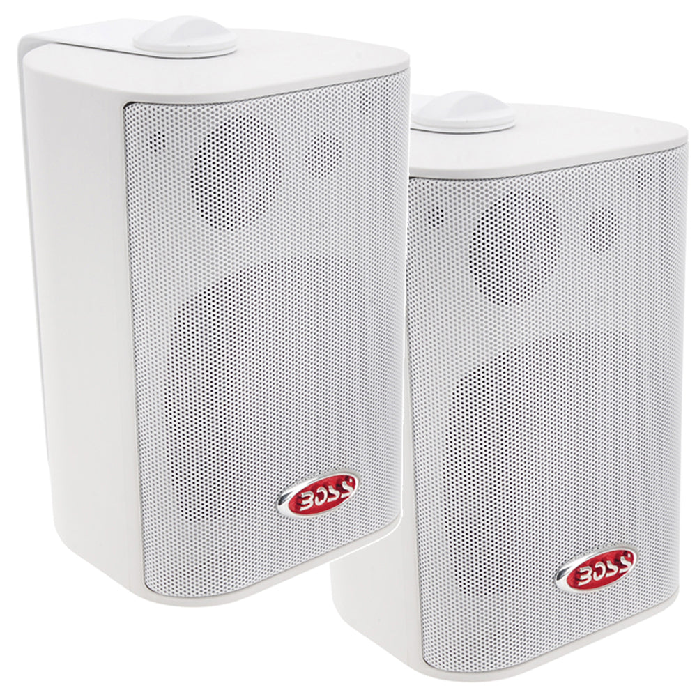 Boss Audio 4" MR4.3W Box Speakers - White - 200W [MR4.3W]