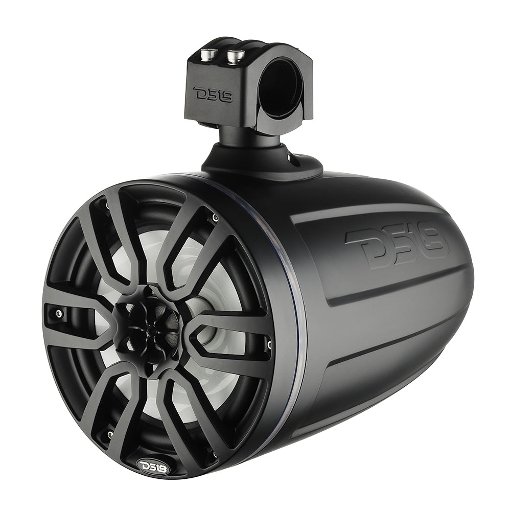 DS18 X Series HYDRO 6.5" Wakeboard Pod Tower Speaker w/RGB LED Lights - 300W - Matte Black  [NXL-X6TP/BK]
