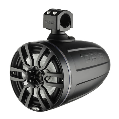 DS18 X Series HYDRO 6.5" Wakeboard Pod Tower Speaker w/RGB LED Lights - 300W - Matte Black  [NXL-X6TP/BK]