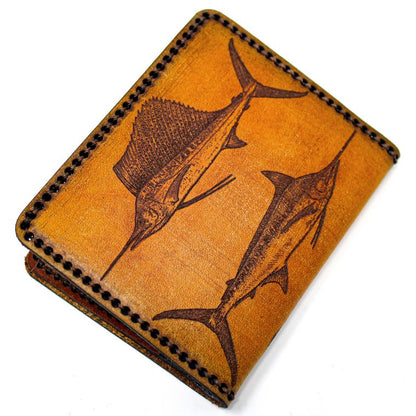 Hand Stitched Leather Wallet - Offshore Slam