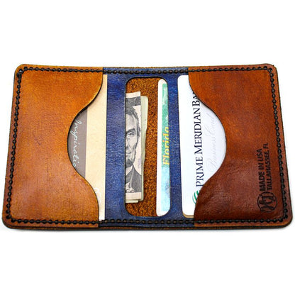 Hand Stitched Leather Wallet - Offshore Slam